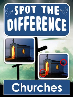cover image of Spot the Difference Book for Adults--Churches